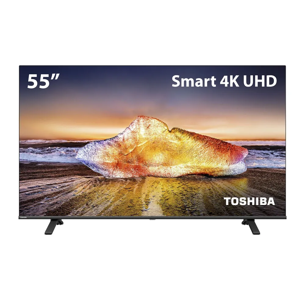 [Multicoin R$1511] Smart Tv Dled 55&Quot; 4k Toshiba 55c350ms Vidaa 3 Hdmi 2 Usb Wi-Fi - Tb023m